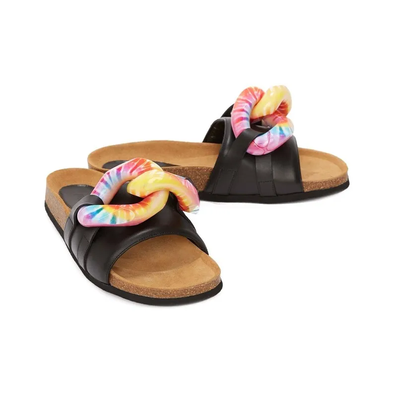 JW Anderson Chain Slip on Slides Women's-2