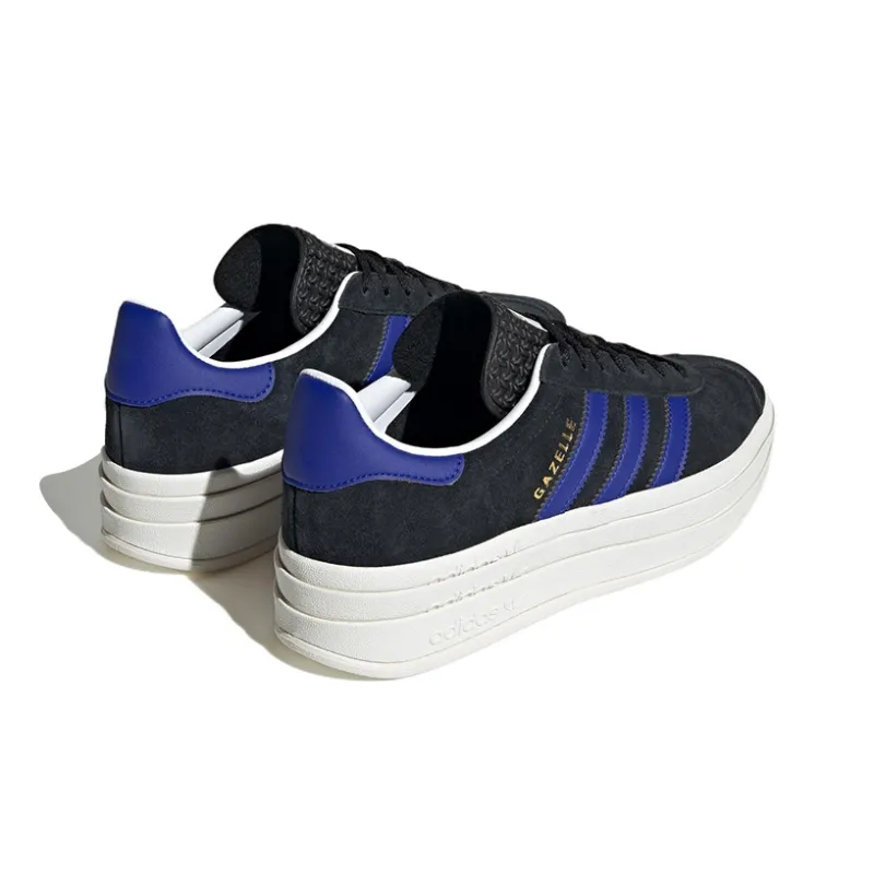 Adidas Gazelle Bold Core Black Lucid Blue Women's-3