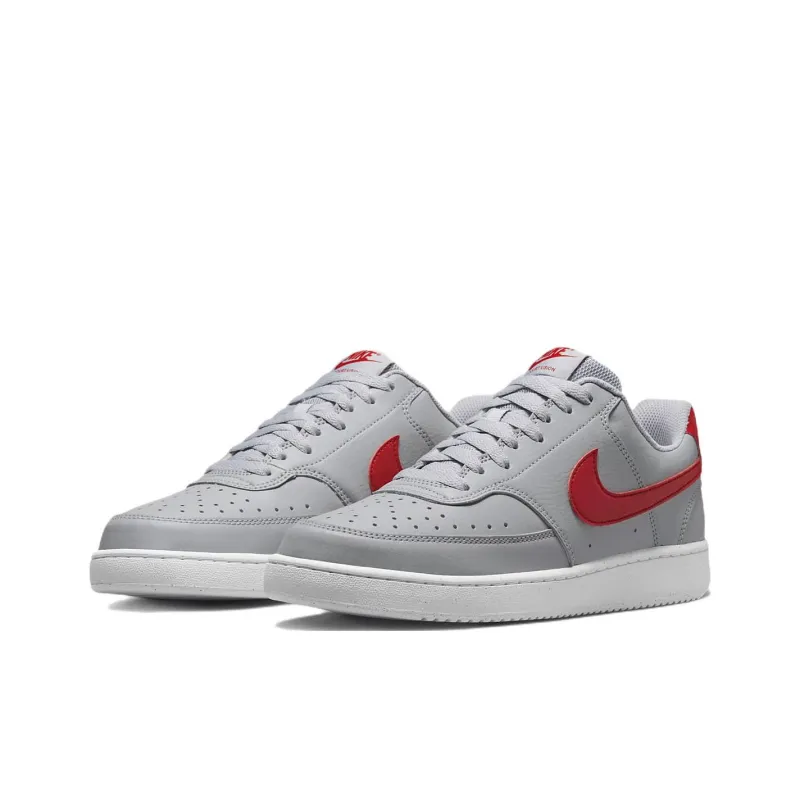 Nike Court Vision Low Next Nature 'Wolf Grey University Red'-2