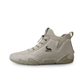 BECK Abrasion Resistant Slip Resistant Mid Top Casual Shoes 2cm Men's