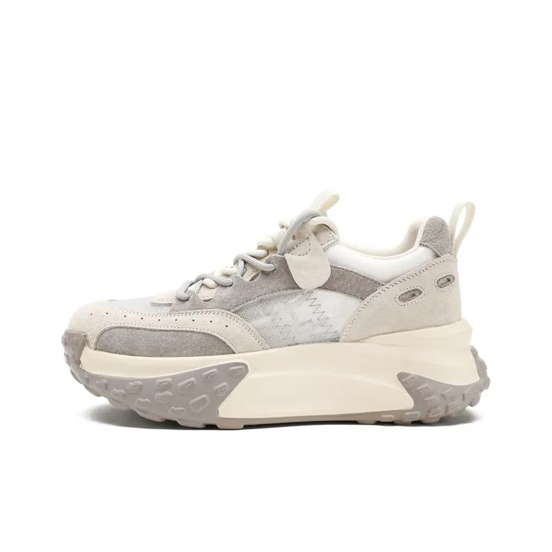D FUSE SCANDINAVIA Cushioned Wear Resistant Breathable Lightweight Height Increasing Low Top Chunky Sneakers Women's-13
