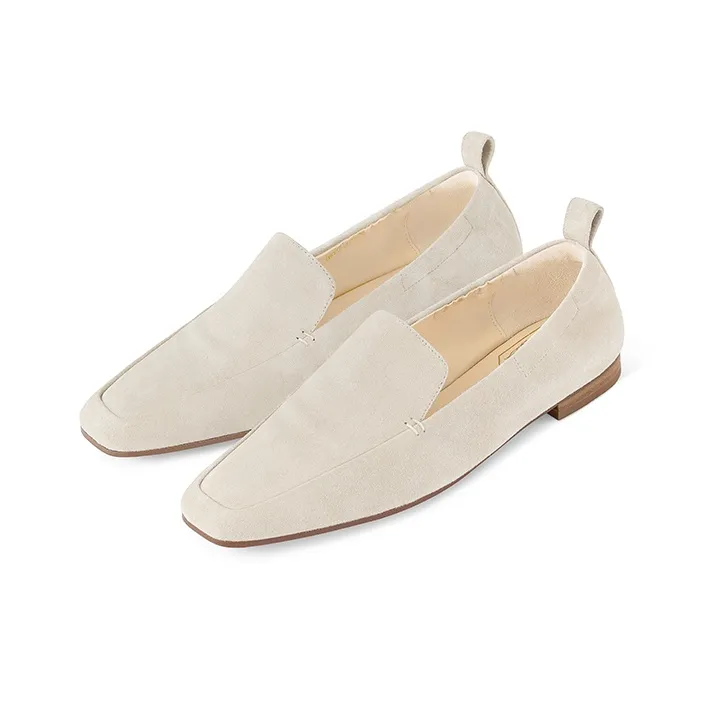 7or9 Almond Chant Casual Single Shoes 1.8cm Women's Apricot-1