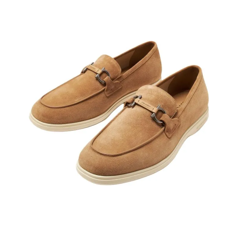 FERRAGAMO Cosimo Loafers Men's Brown-3