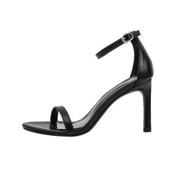 Luji One Strap Sandals 6cm/8cm/10cm Women's Black/Apricot/Black Flash/Silver/Champagne Gold