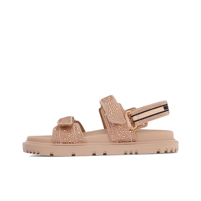 DIOR Beach Sandals Women's Pink-0