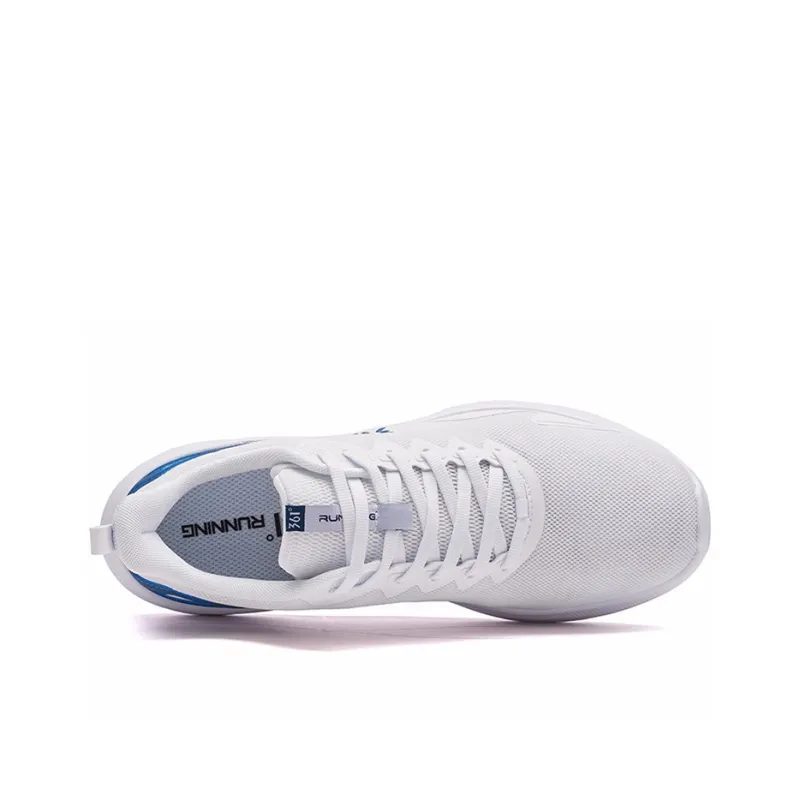 361° Anti Slip Wear Resistant Breathable Lightweight Low Top Running Shoes Men's White Blue-2