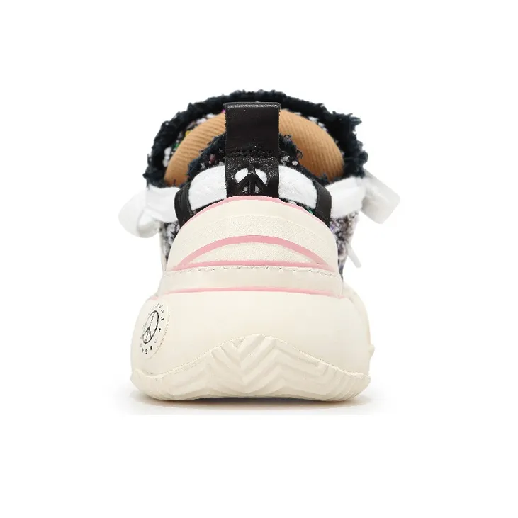 VESSEL G.o.p. 2.0 Marshmallow Lows 'black Tweed' Low Top Canvas Shoes Unisex Black White-8