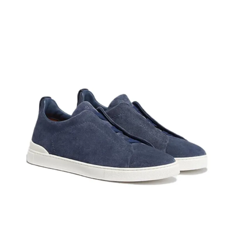 Zegna Slip-on Suede Sneakers-2