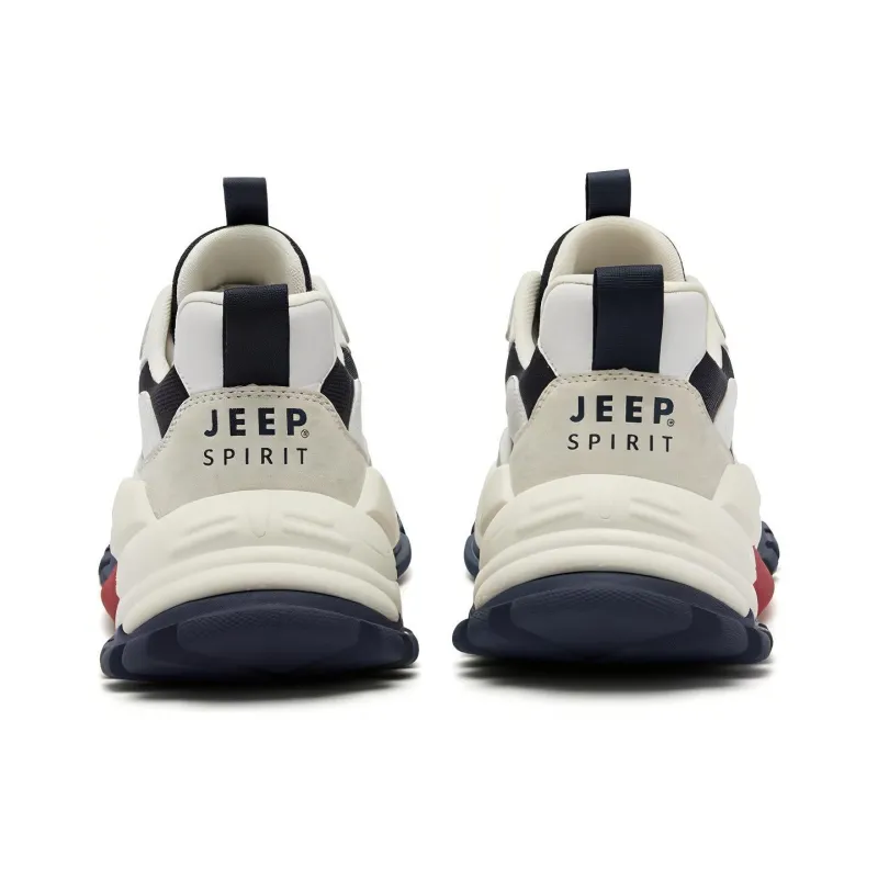 JEEP SPIRIT Slip Resistant, Abrasion Resistant, Breathable, Height Increasing Low Top Casual Shoes Unisex-43
