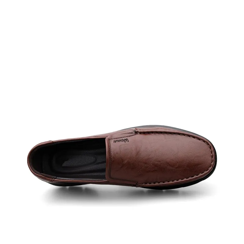 Wen Nai Casual Shoes Men's Brown-4