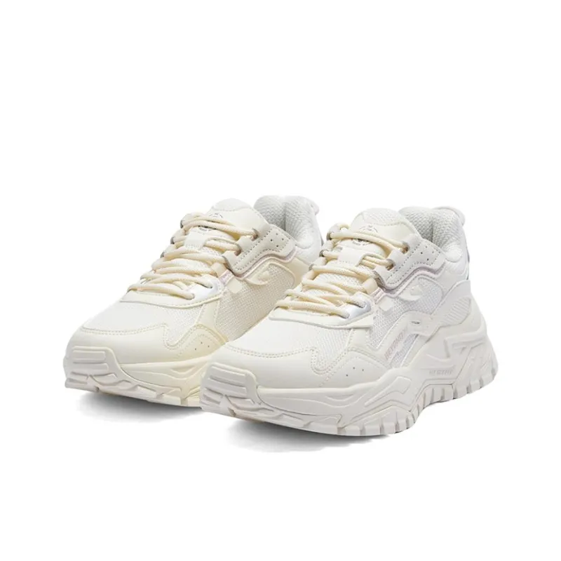 361° Slip Resistant, Abrasion Resistant, Thermal Low Top Sports Casual Shoes Women's Beige Pink Blue-2