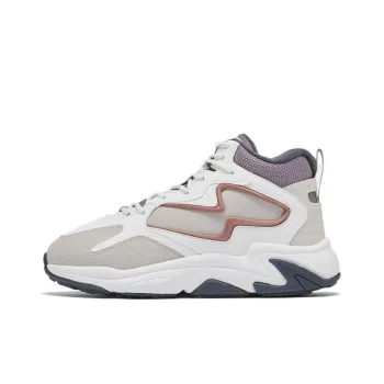 XTEP Casual Shoes Women's High Top Sail White/Ivory White/Ginkgo Color