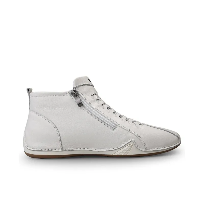 BECK Men's Casual Shoes Men High Top White/Black-2