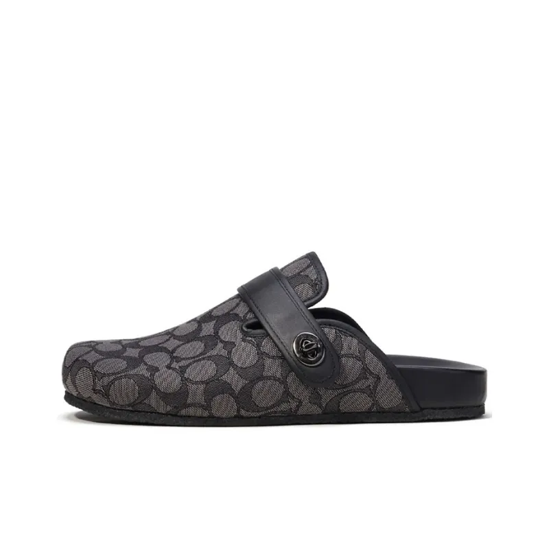 COACH Closed Toe Slippers Men's Black-0