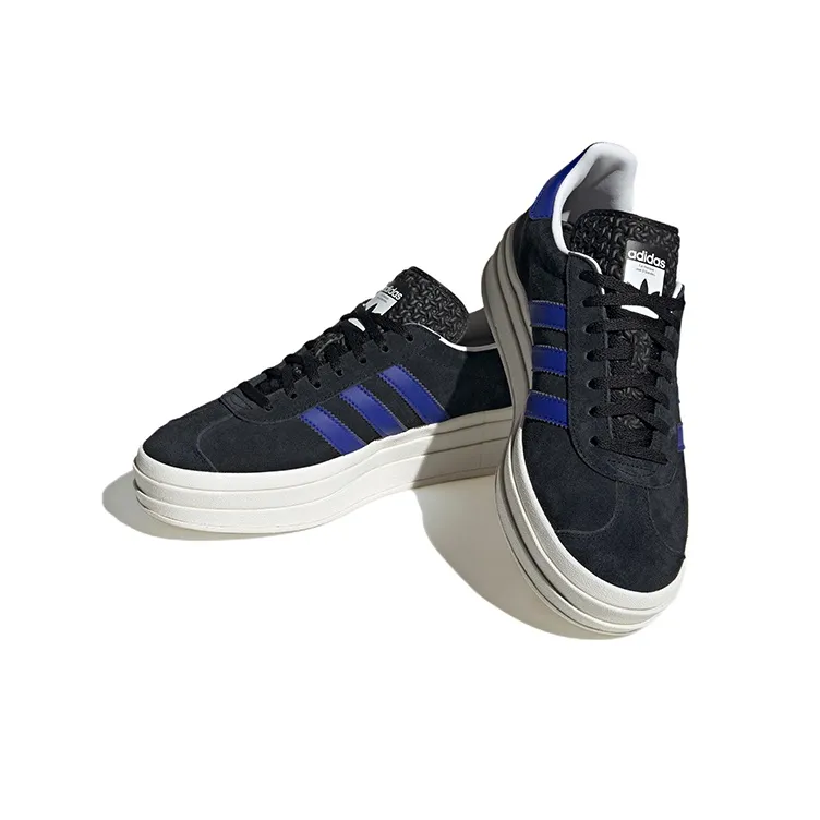 Adidas Gazelle Bold Core Black Lucid Blue Women's-2