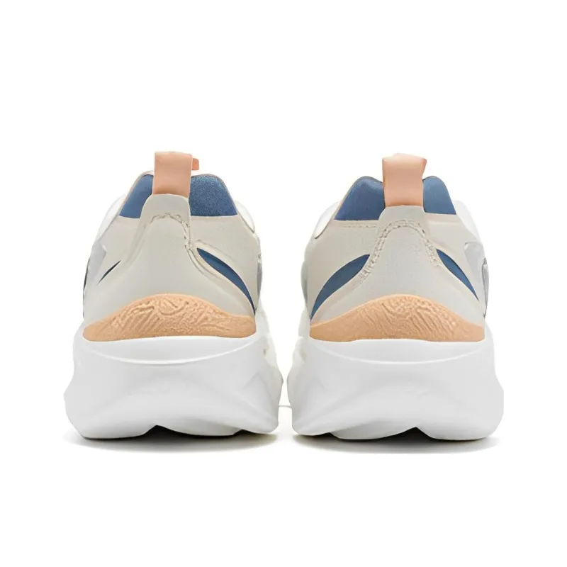 XTEP Mibian Cushioning Anti-Slip And Wear-Resistant Low-Top Sports Casual Shoes Women's White Blue-2