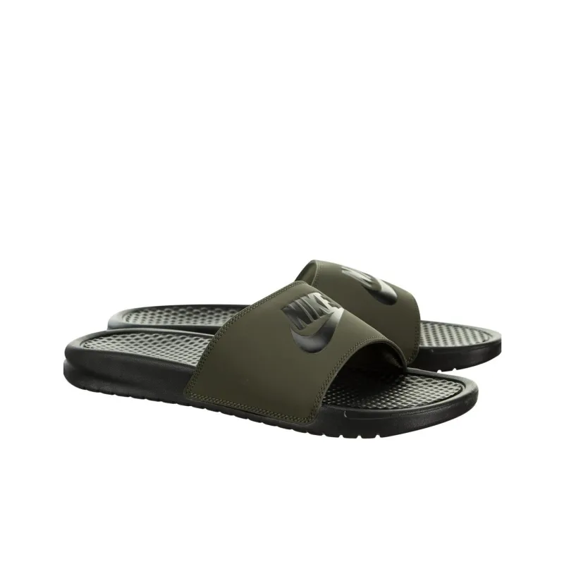 Nike Benassi Jdi Slide 'Black Cargo Khaki'-1