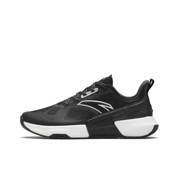 Anta Shock absorbing And Waterproof Low Top Training Shoes Men's Black