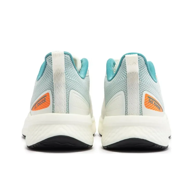 361° Cushioning Anti Slip And Wear Resistant Low Top Running Shoes Men's White Blue-3