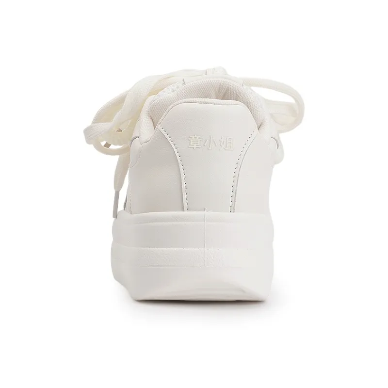 Miss Zhang Low-Top Skateboard Shoes Women's Beige-7