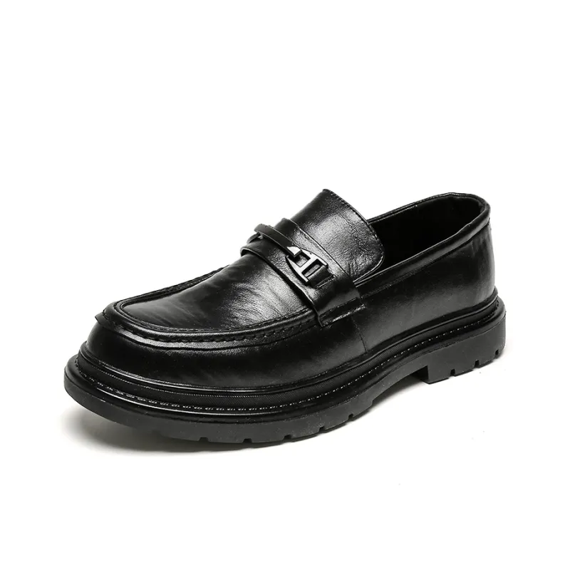 ZUWUDONG Loafers 3cm Men's Black-0