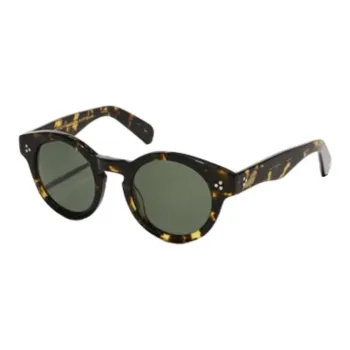 MOSCOT Acetate Oval Sunglasses Men's Tortoiseshell