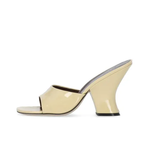 By Far Tais 85mm Patent-leather Mules