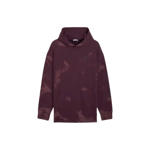 PUMA Relaxed Sweatshirts Unisex Midnight Plum