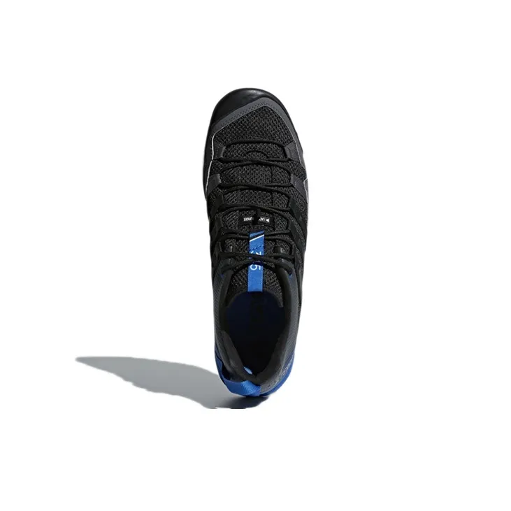Adidas Terrex Solo Cushioned Wear-Resistant Breathable Low-Top Trekking Shoes Men's Black Blue-4