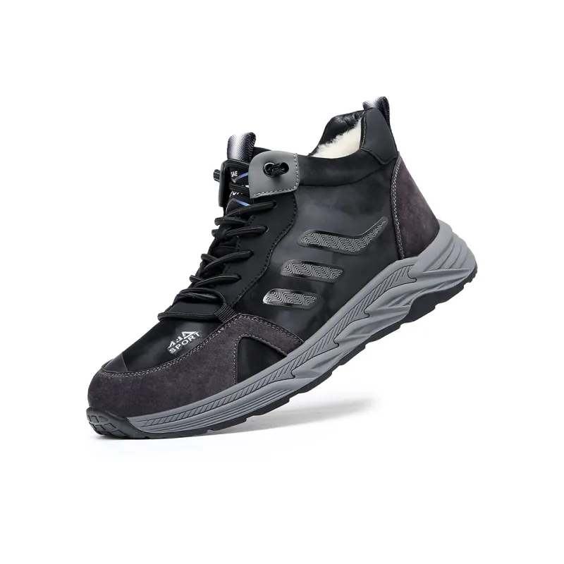 ZUWUDONG Mid Top Casual Shoes Men's Black-1