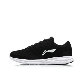 LiNing Anti Slip Wear Resistant Low Top Running Shoes Unisex Standard Black