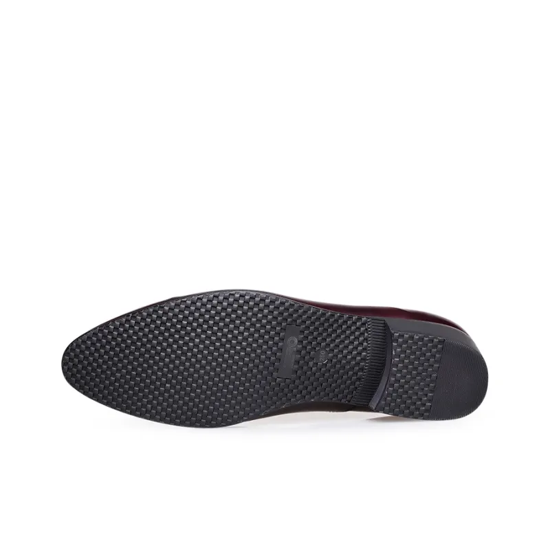 ZRO Dress Shoes Men Low Top Black/Blue/Burgundy-17