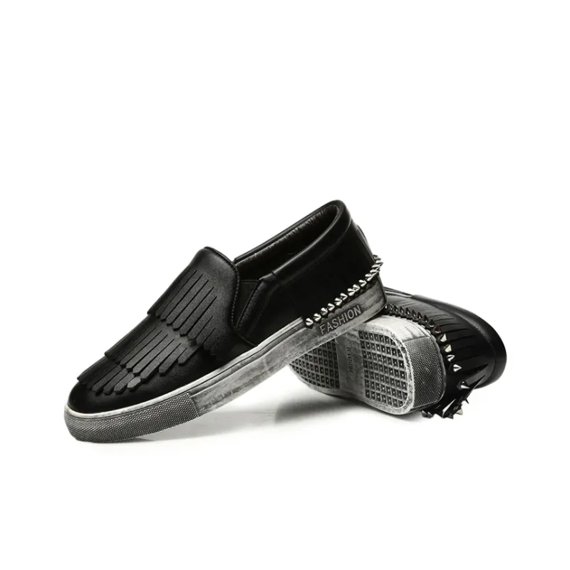 Lady's House Loafers Women's Black/Gunmetal-9