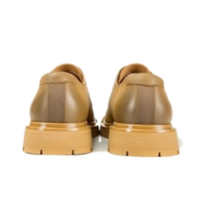 AOKANG Men's Casual Shoes Men Low Top Earth Yellow-3