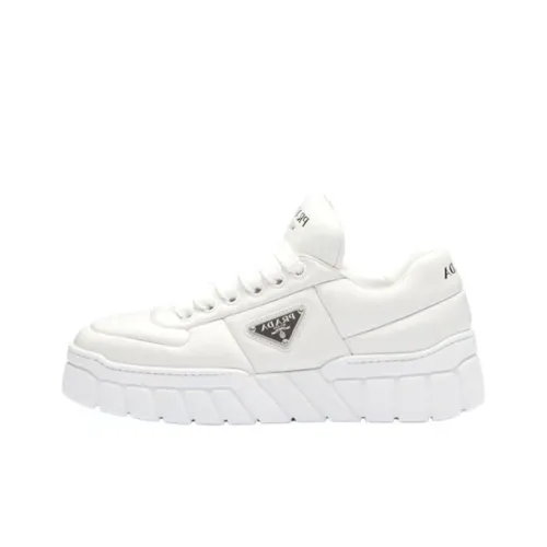 PRADA Low Top Skateboard Blanco Women's White