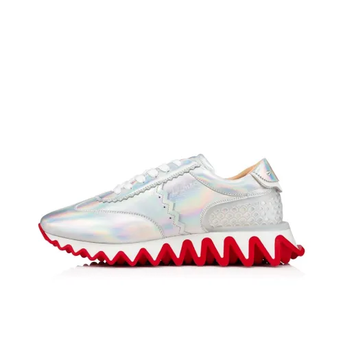 Christian Louboutin Casual Shoes Men Low-Top Silver