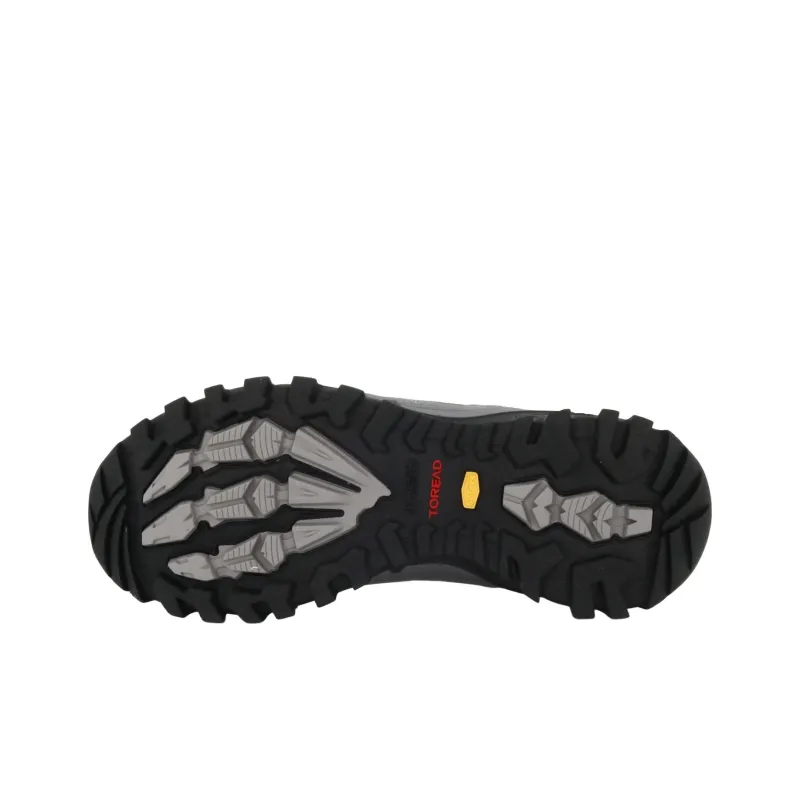 TOREAD Slip Resistant Shock Absorbers With Abrasion Resistant Properties Low Top Outdoor Shoes Gray Black-3