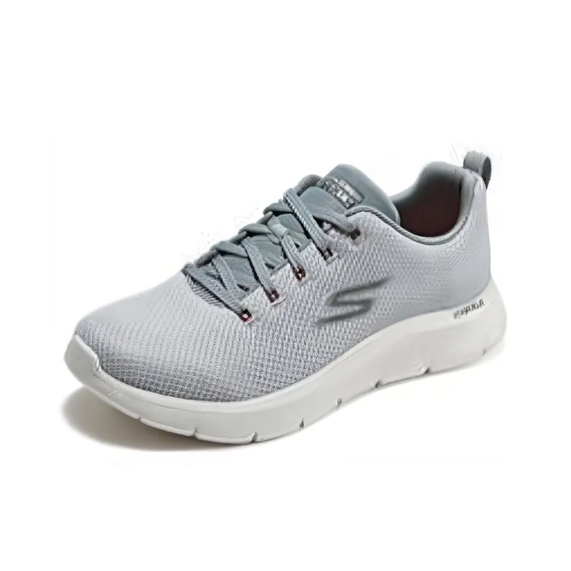 Skechers Cushioning, Wear Resistant Low Top Running Shoes Men's Light Gray-1