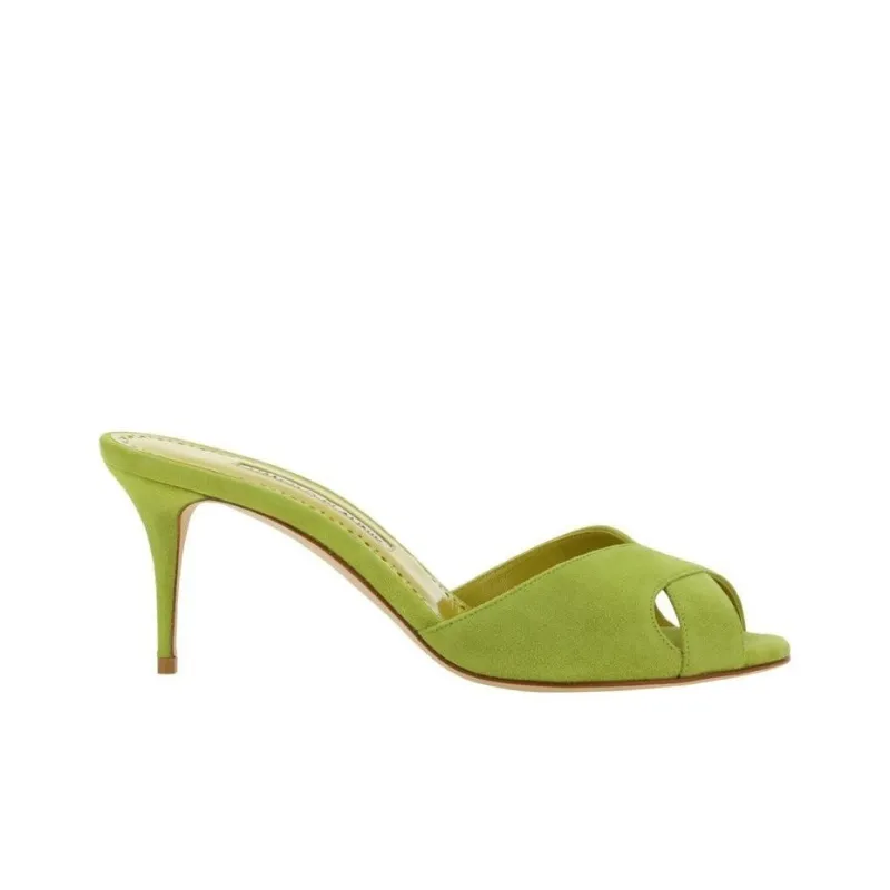 MANOLO BLAHNIK Stylish Sandal Women's Green-1