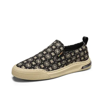 PLAY COBBLER Anti-Slip Wear-Resistant Breathable Moisture-Wicking Low-Top Canvas Shoes Men's