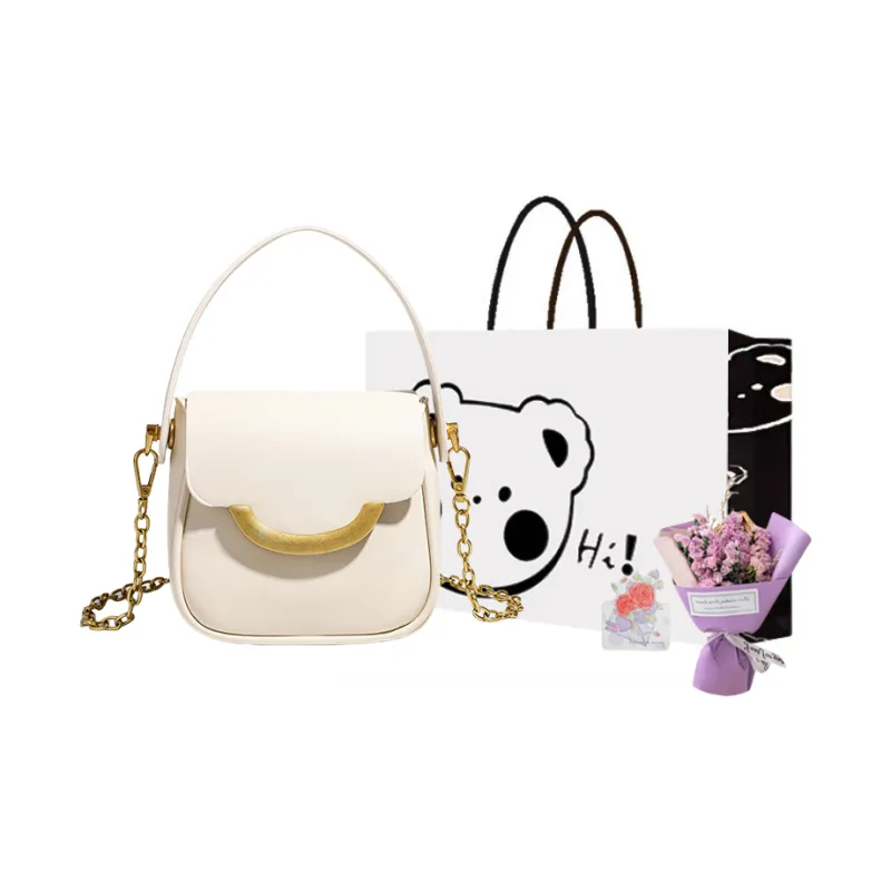 NX DOUGHNUT PU Shoulder Bag, Crossbody Bag, Handbag Regular Women's White-10