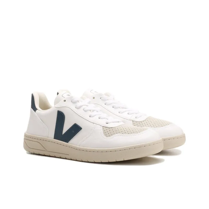 VEJA V 10 Low Top 'White California Green'-2