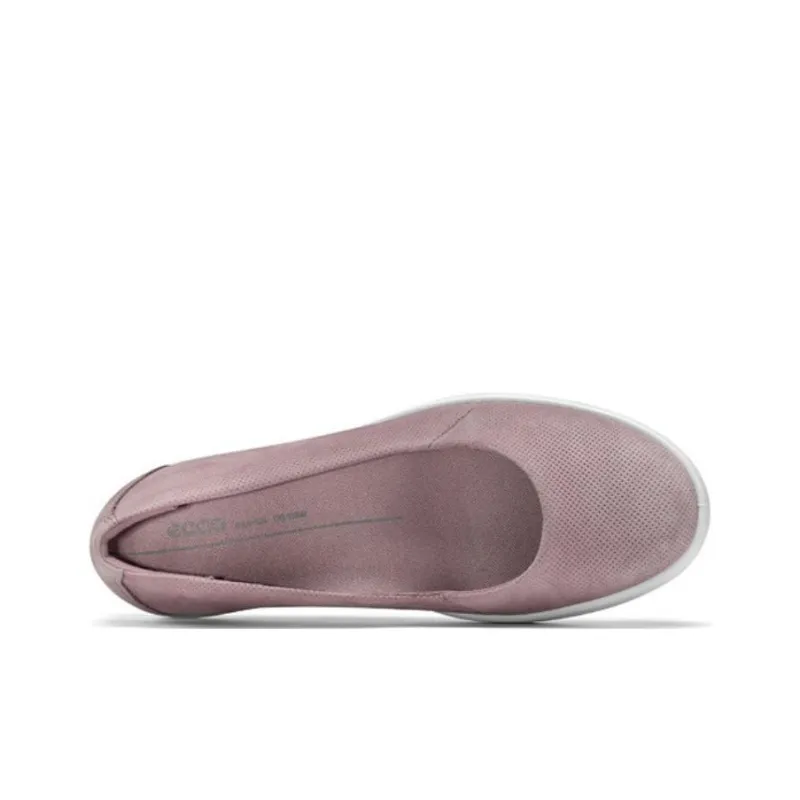 Ecco Slip-on Flat Shoes Women's Wood Pink-3
