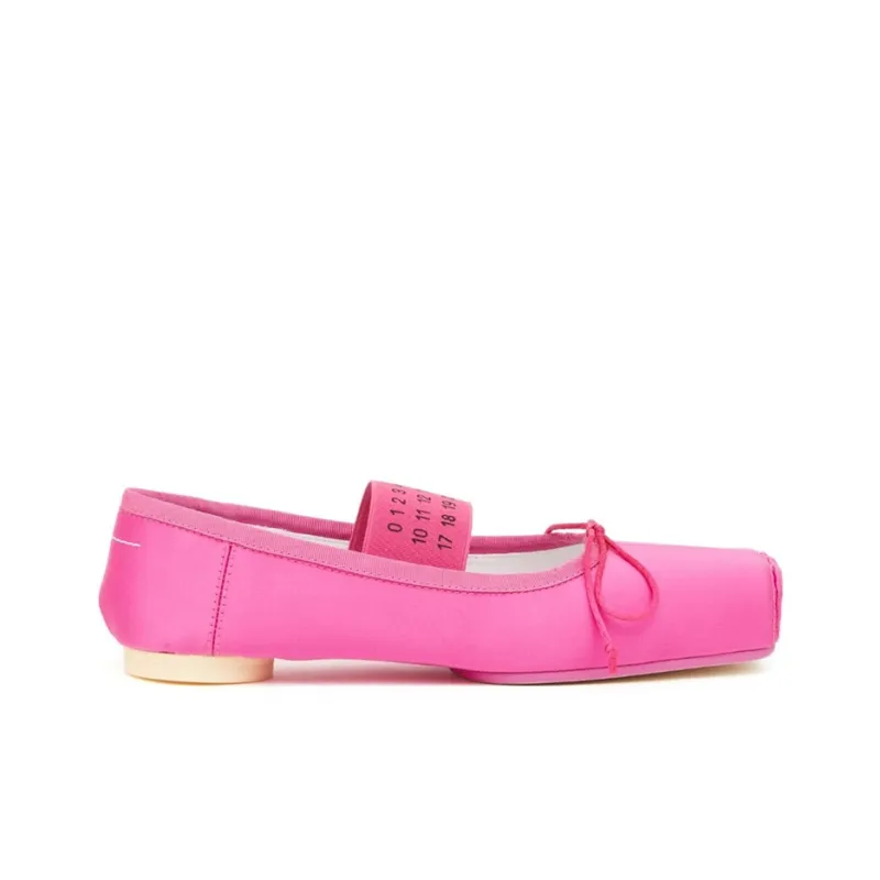 MM6 Maison Margiela Casual Single Shoes Women's Pink-1