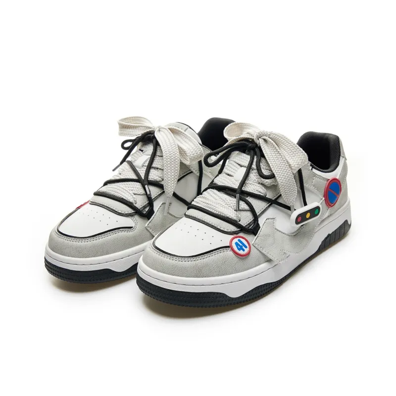LAZY BONS Height Increasing Abrasion Resistant Lightweight Breathable Slip Resistant Low Top Skateboard Shoes Unisex-2