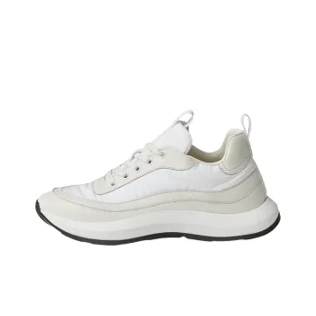 HERMES Gramme Abrasion Resistant Low Top Sports Casual Shoes Men's White Gray
