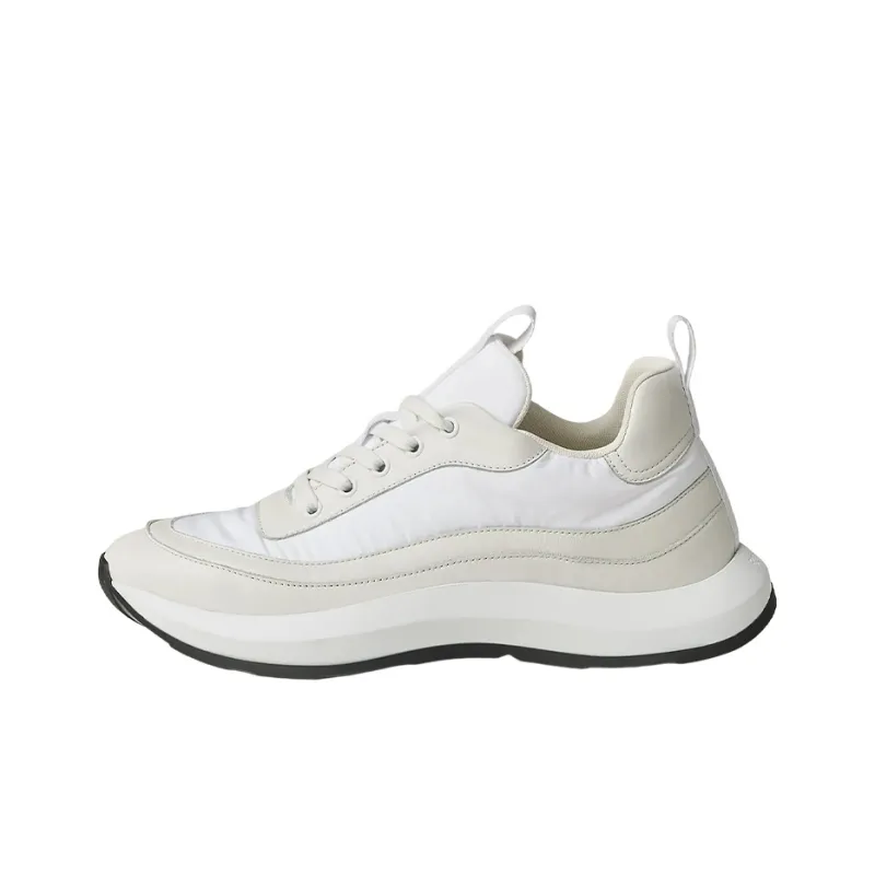 HERMES Gramme Abrasion Resistant Low Top Sports Casual Shoes Men's White Gray-0