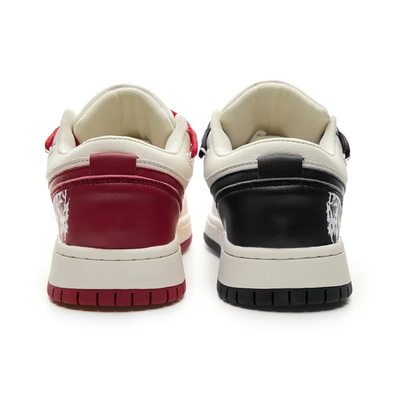 LAZY BONS Abrasion Resistant Breathable Low Top Skateboard Shoes Unisex-35