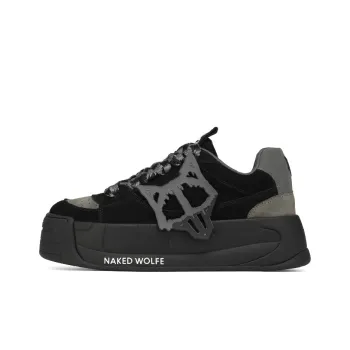 Naked Wolfe Slade Stylish Skateboarding Shoes Men's Black Gray