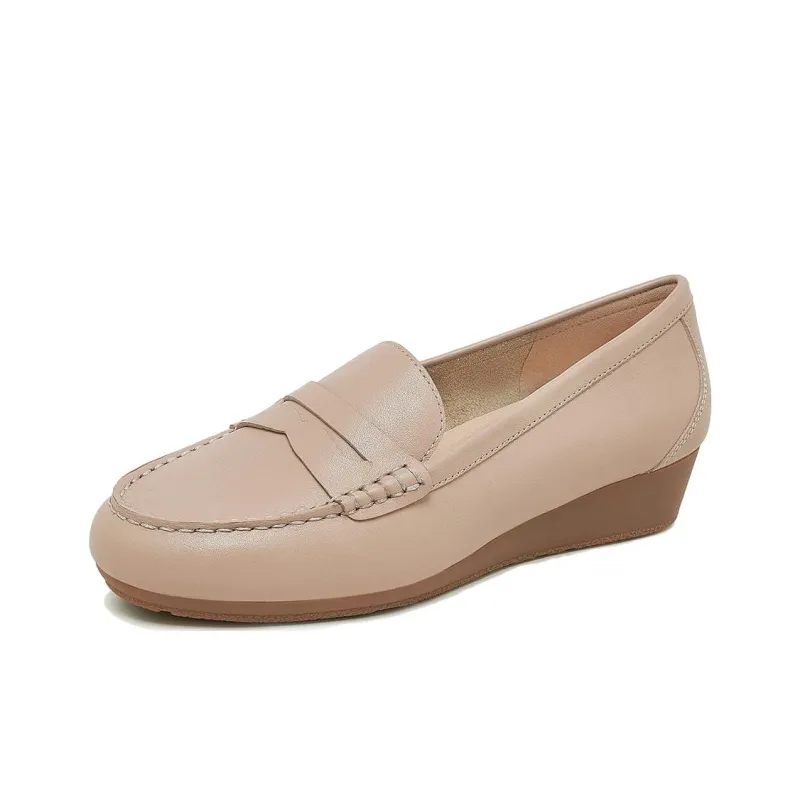 CAMEL Loafers Women's Black Beige White Pink-1